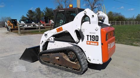 bobcat t190 track skid steer|t190 bobcat for sale craigslist.